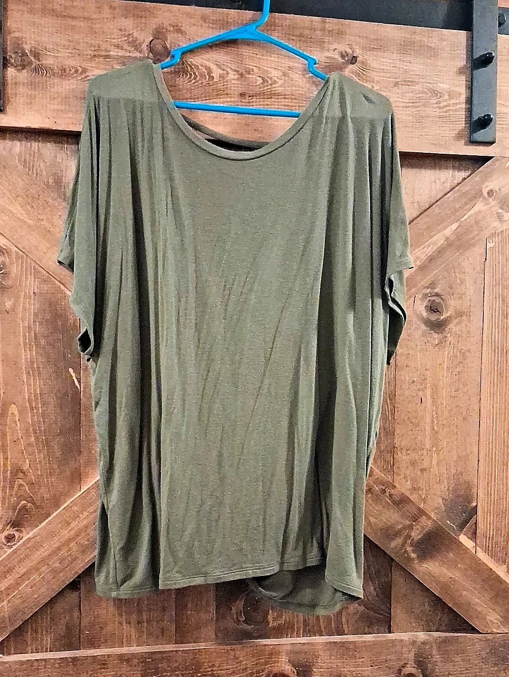 Express Women's Olive Draped Tunic Size XL